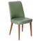 Green Leather Dining Chair attributed to Anonima Castelli, Italy, 1950s, Image 1
