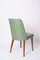 Green Leather Dining Chair attributed to Anonima Castelli, Italy, 1950s 8