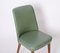 Green Leather Dining Chair attributed to Anonima Castelli, Italy, 1950s 11