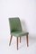 Chaise de Salle à Manger en Cuir Vert attribuée à Anonima Castelli, Italie, 1950s 12