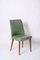 Green Leather Dining Chair attributed to Anonima Castelli, Italy, 1950s 12