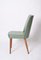 Green Leather Dining Chair attributed to Anonima Castelli, Italy, 1950s 6