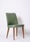 Green Leather Dining Chair attributed to Anonima Castelli, Italy, 1950s 3