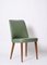Green Leather Dining Chair attributed to Anonima Castelli, Italy, 1950s, Image 3