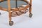 Mid-Century Serving Cart in Bamboo, Rattan and Green Formica, Italy, 1970s 13