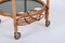 Mid-Century Serving Cart in Bamboo, Rattan and Green Formica, Italy, 1970s, Image 13