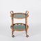 Mid-Century Serving Cart in Bamboo, Rattan and Green Formica, Italy, 1970s, Image 7