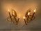 German Three-Armed Shade Sputnik Sconces, 1950s, Set of 2, Image 6