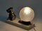 Lámpara de mesa francesa Art Déco, años 30, Imagen 6