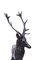 Large Bronze Stag Statuettes after Moigniez, 20th Century, Set of 2 12