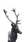 Large Bronze Stag Statuettes after Moigniez, 20th Century, Set of 2, Image 12