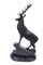 Grandes Statuettes Cerf en Bronze d'après Moigniez, 20ème Siècle, Set de 2 6