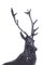 Large Bronze Stag Statuettes after Moigniez, 20th Century, Set of 2 3