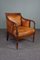 Empire Brown Leather Armchair 2