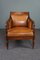 Empire Brown Leather Armchair 1