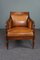 Empire Brown Leather Armchair, Image 1