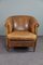 Brown Leather Club Chair, Image 1