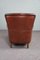 Vintage Brown Leather Armchair 4