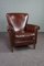 Vintage Brown Leather Armchair 2