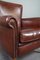 Vintage Brown Leather Armchair 7