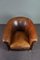 Vintage Brown Leather Armchair, Image 6