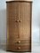 Vintage Wicker Wardrobe with 2 Drawers, 1980s 11