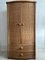 Vintage Wicker Wardrobe with 2 Drawers, 1980s 10