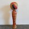Vintage Japanese Red Shaped Kokeshi Wooden Doll 3