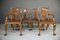Queen Anne Style Walnut Dining Chairs, Set of 6 1