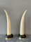 Tessellated Marble Faux Tusks, 1980s, Set of 2 6