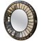 Large Distressed Oval Cushion Panelled Mirror, 2010s, Image 1