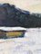 Artiste Suédois, Winter Landscape, 1950s, Huile sur Panneau, Encadré 10
