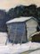 Artista, Svezia, Paesaggio invernale, anni '50, Olio su tavola, con cornice, Immagine 9