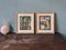Mini composizioni astratte, anni '50, olio su tela, con cornice, set di 2, Immagine 1