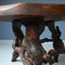 Tavolo brutalista in legno di vite, Francia, anni '60, Immagine 3