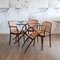 No. 811 Prague Chairs by Josef Hoffmann for Ligna, 1970s, Set of 4 4