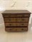 Antique Victorian Burr Walnut Chest of 4 Drawers and Card Table, 1800s 4