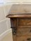Antike viktorianische Kommode aus Nussholz mit 4 Schubladen und Kartentisch, 1800er 13