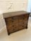 Antique Victorian Burr Walnut Chest of 4 Drawers and Card Table, 1800s, Image 3