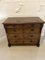 Antique Victorian Burr Walnut Chest of 4 Drawers and Card Table, 1800s 1