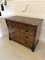 Antique Victorian Burr Walnut Chest of 4 Drawers and Card Table, 1800s 2