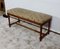 Antique Walnut Bench in Louis XVI Style, 1900 3