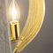 Lámparas de pared italianas de cristal de Murano ámbar, años 60. Juego de 2, Imagen 10
