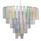 Large Tronchi Suspension Chandelier in Murano Glass, 1990s 2