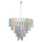 Large Tronchi Suspension Chandelier in Murano Glass, 1990s, Image 1