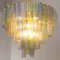 Large Tronchi Suspension Chandelier in Murano Glass, 1990s 8