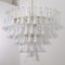 Large Petal Suspension Chandelier in Murano Glass, 1990s, Image 4