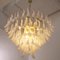 Large Petal Suspension Chandelier in Murano Glass, 1990s 6