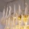 Large Petal Suspension Chandelier in Murano Glass, 1990s 12