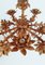 Large Sculptura Floral Chandelier in Hand Carved Wood, 1970s, Image 6